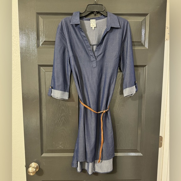 NAIF Dresses & Skirts - Faux Denim Dress